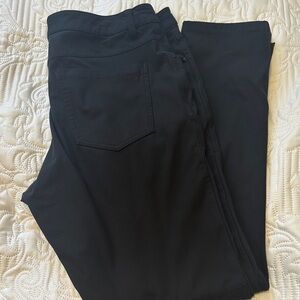 Lululemon men Black Straight-Leg Pants size 34